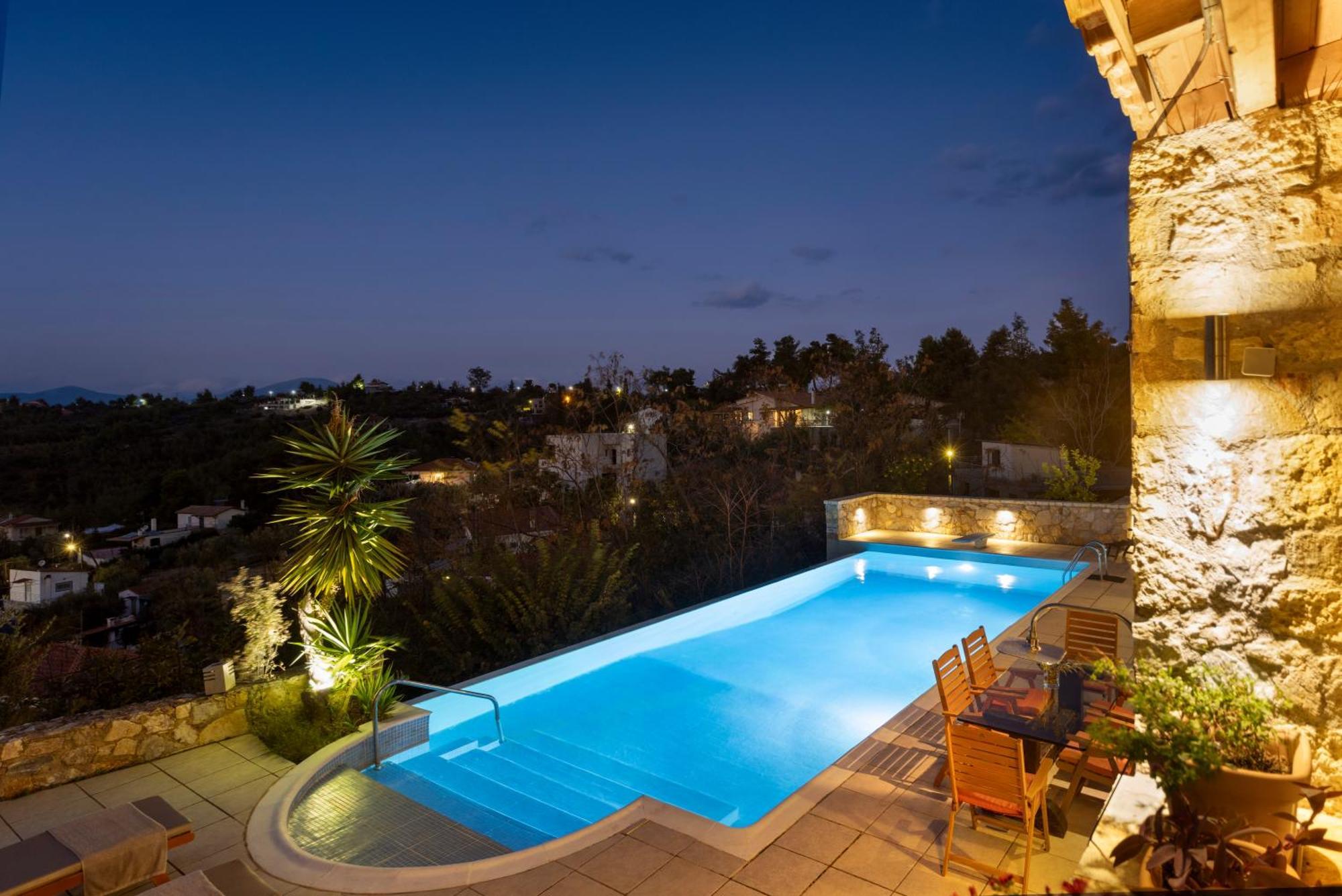 Villa Marrone Splendid Seaview Markopoulon Oropou Buitenkant foto
