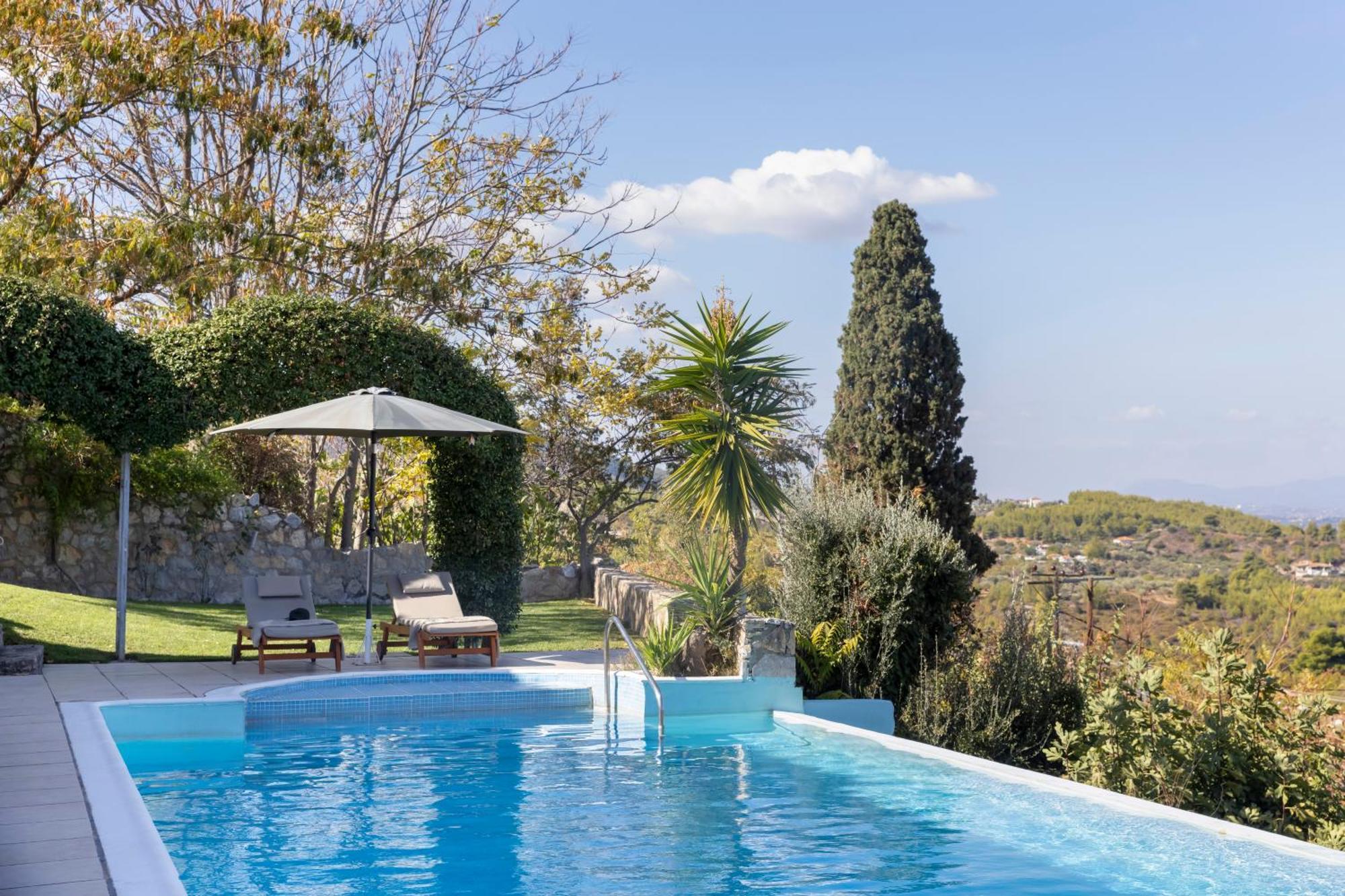 Villa Marrone Splendid Seaview Markopoulon Oropou Buitenkant foto
