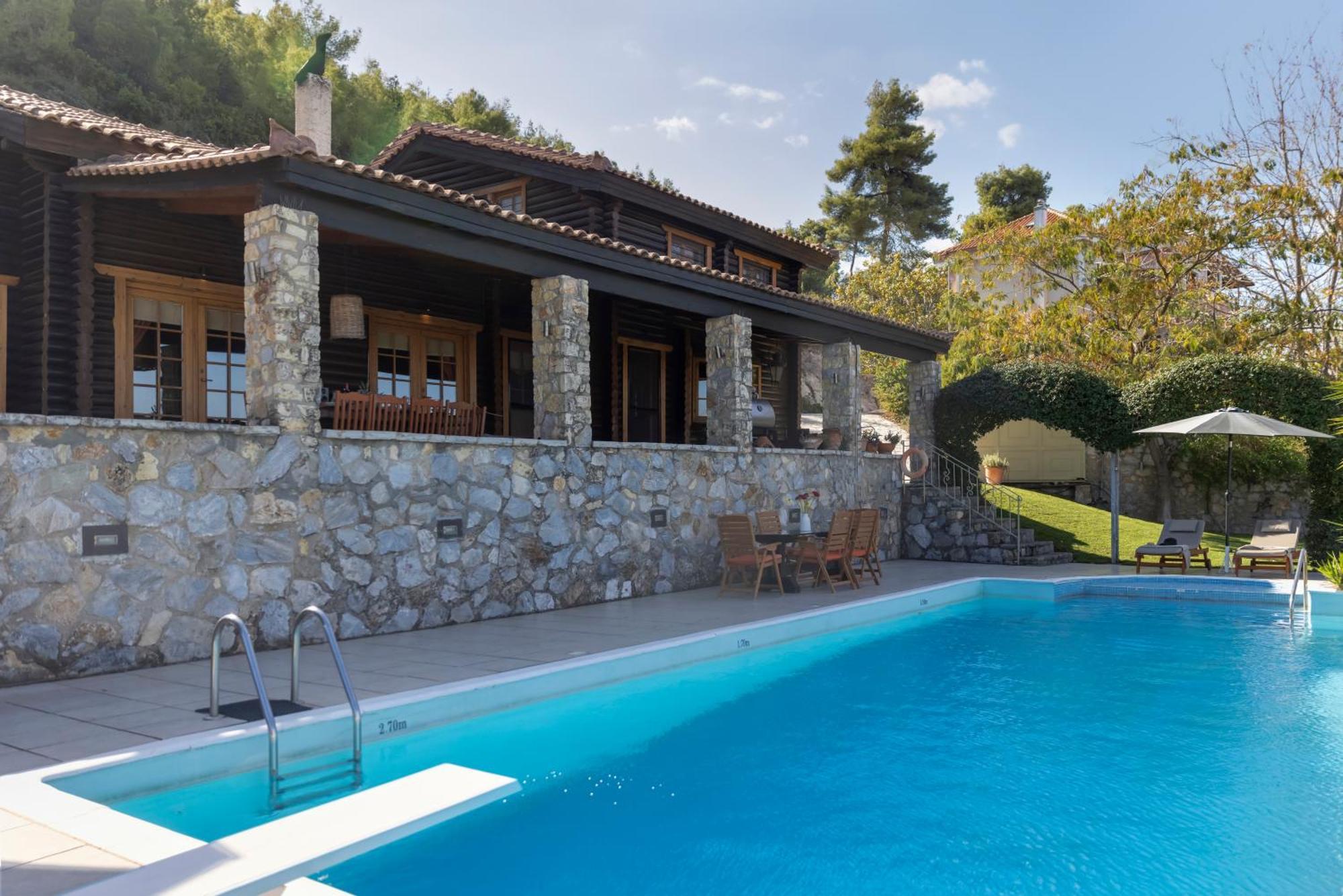 Villa Marrone Splendid Seaview Markopoulon Oropou Buitenkant foto