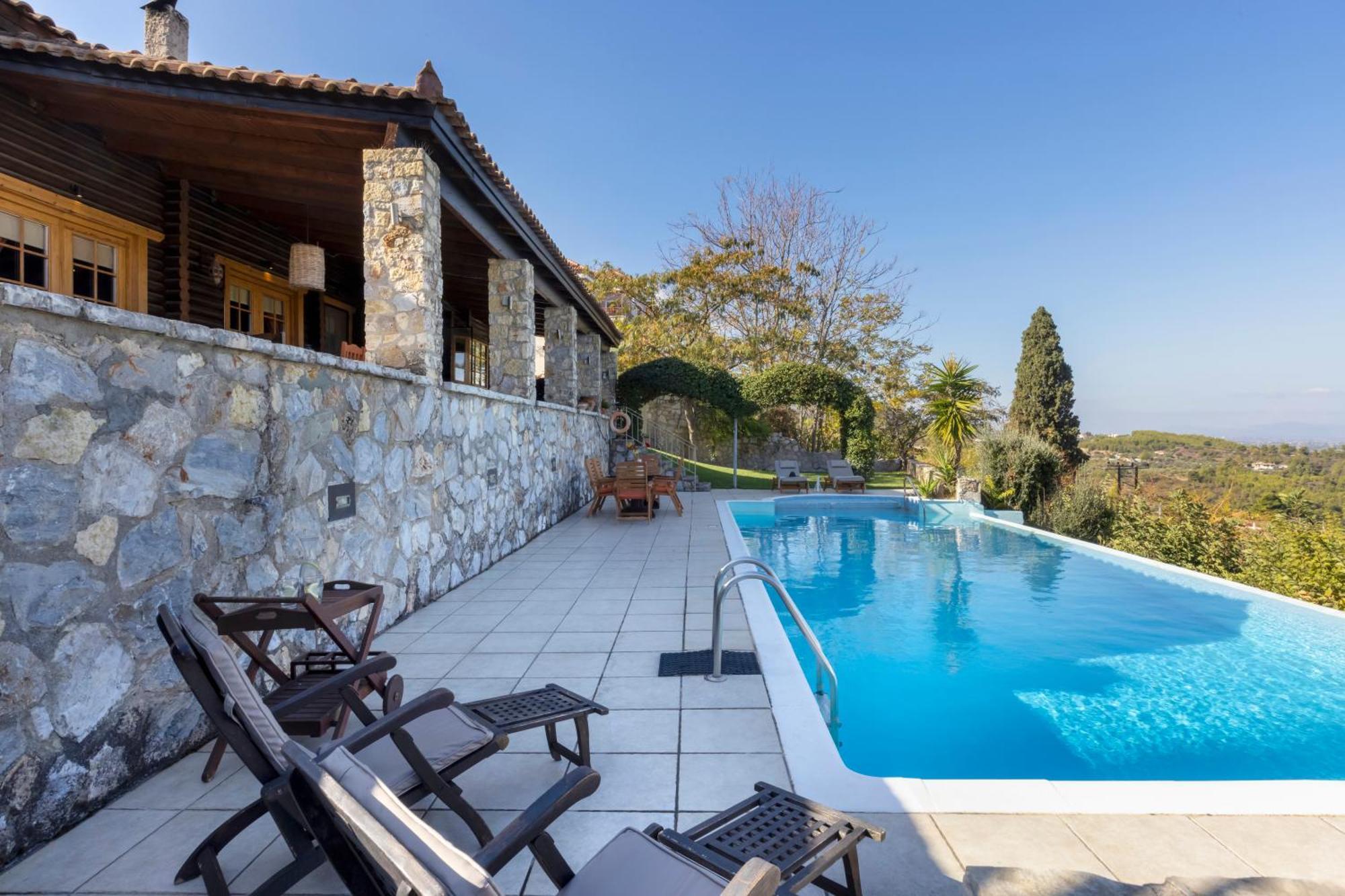 Villa Marrone Splendid Seaview Markopoulon Oropou Buitenkant foto