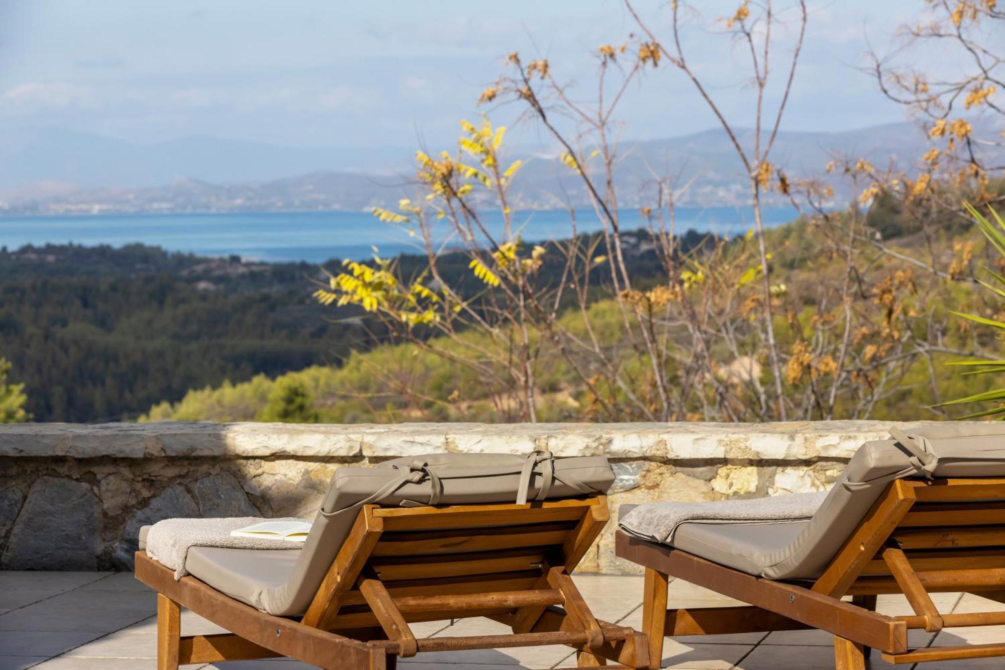 Villa Marrone Splendid Seaview Markopoulon Oropou Buitenkant foto